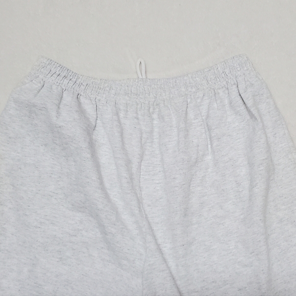 RARE Vintage Eagle USA Heather Gray Tie Waist Pull-On High Rise Relaxed Shorts - Picture 9 of 11